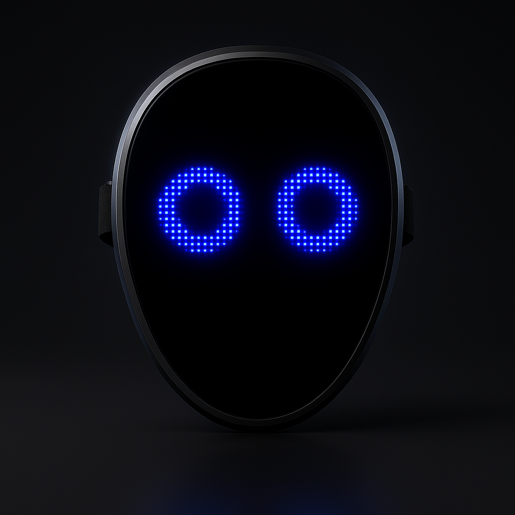 The Ultimate Face-Changing LED Mask – For Halloween, Festivals & Parties